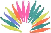 Wecando Dental Elastic Rubber Bands Placers for Braces Disposable Plastic Orthodontic Elastic Placers Multi-color