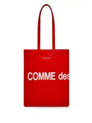 [COMME des GARCONS WALLET] 大號徽標托特包