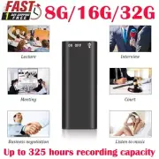 8/16/32GB Mini Spy Audio Recorder Voice Activated Office Listening Device 352Hrs