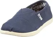 [TOMS] YOUTH CLASSICS NAVY CANVAS SHOES 4.5 (NAVY)