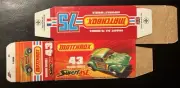 Matchbox Superfast #43 Dragon Wheels Type J Repro Box