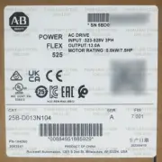 New Sealed Allen-Bradley 25B-D013N104 PowerFlex 525 5.5kW 7.5Hp AC Drive 3 Phase