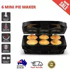 6 Mini Pie Maker Electric Pie Machine Non-Stick Meat Quiche Tarts Cooker Family