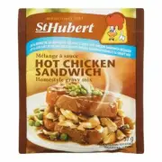 50 PACK St Hubert Hot Chicken Sandwich 25% Less Salt Gravy Sauce Mix 52g FRESH