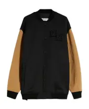 Plain jersey pilot casual jacket IT34,IT38,IT36 Black
