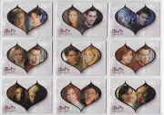 BUFFY STORY SO FAR COUPLES BY IKON 9 CARD SET OR SINGLES.....CHOOSE