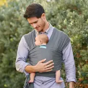 Moby Wrap Baby Carrier for Newborns & Infants Keeps Baby Safe Size Adjustable