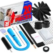 30feet Dryer Vent Cleaner Kit Dryer Cleaning Tool Include Dryer Vent Brush Om...