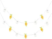 GRADENEVE Easter Lights Rabbit Carrot String Lamp Decorative Led String Lights Holiday Decor Battery-Powered Festive Home Dec