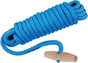PR-20 Tree Pruner Rope Replacement, for Jameson Fiscar Big Mouth Manual Pole Saw & Tree Pruner,20 feet Long with a 5/16 inch Diameter(with Wooden Handle)