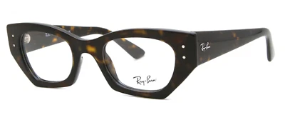 New RAY-BAN Eyeglasses RB 7330 ZENA 8320 52-22 145 Dark Havana Tortoise Frames