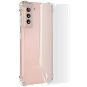 Heavy-Duty Hydrogel Screen Protector TPU Case for Samsung Galaxy S21+ G996U1 US