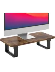 Monitor Stand Riser with 50 LB Capacity, Stable Wood Computer Monitor Stand
