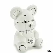 Money Box 8 x 12.5 x 9.5 Cm Ceramic 12 Units