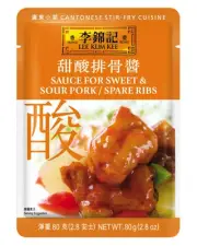 Lee Kum Kee Sauce For Sweet And Sour Pork Spare Ribs 80g