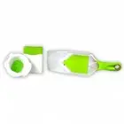 Basic Mandoline Slicer Vegetable Fruit Slicer Cutter W/ 4 Attachment & Holder