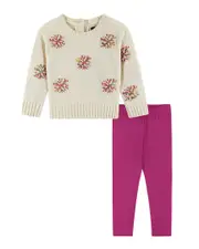 Andy & Evan Snowflake Sweater & Legging Set