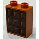 樂高 得寶 零件 印刷磚 巧克力｜LEGO DUPLO BRICK WITH CHOCOLATE PATTERN