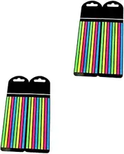 COHEALI 2sets Page Markers Professional Highlight Strips Sticky Highlight Strips Book Highlighter Tape Reading 2pcs*2