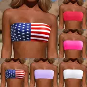Women Removable Shoulder Strap Swimwear Tops Strapless Bikini Top Hot Bodysuit