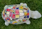 Mosaic Turtle Statue Turtle Mosaic Large Turtle garden decor
