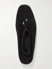 [TOTEME] TOTEME - Knitted Ballet Flats - Black - IT37 IT 37 Black
