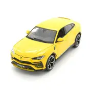 Bburago Licensed 1:18 Scale Lamborghini Urus SUV 2018 Diecast Model Car Metallic Yellow