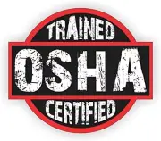 OSHA Trained Certified Hard Hat Decal