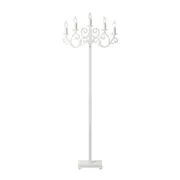 Emporia 5 Light White Candelabra Floor Lamp