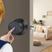 Fingerprint Smart Door Knob Keypad Code Door Lock Electronic Biometric Deadbolt