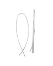Bloomingdale's Fine Collection Teardrop Wire Threader Earrings in Sterling Silver