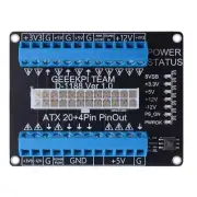 24/20-pin ATX DC Power Supply Breakout Board Module Adapter Terminal Block Br...
