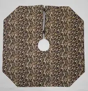 Animal Print Jaguar Christmas Tree Skirt