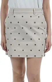 [New Balance] 012-5134505 Women's Golf Skirt (4-Way Stretch Polka Dot Pattern)