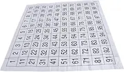 KALLORY Digital Siding Chart Preschool Learning Tool Educational Chart Classroom Decor Children Numbers Poster