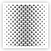 Tree Background Christmas Stencil - Choose a Size - Laser-Cut Reusable Plastic
