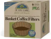 If You Care Coffee Filter Baskets ( 1x100 CT ) Fits 8-12 Cup Drip Coffee Makers