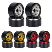 4Pcs Metal 1.9" Beadlock Wheel Rim for 1/10RC Crawler SCX10 II Capra VS4-10 TRX4