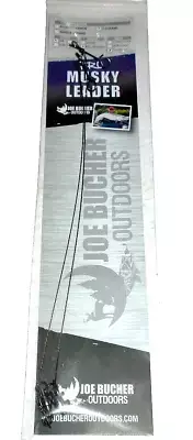 Joe Bucher 12" 7 Strand Musky Leaders (90#-BB-Fastach-2 per pack)