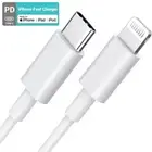 For iPhone 13 12 Pro Max XS PD 18W USB-C to 8PIN USB Cable Fast Charger Adapter