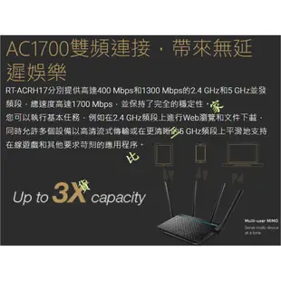 ASUS 華碩 RT-ACRH17 雙頻無線路由器 RT-AC66U RT-AC68U RT-AC88U