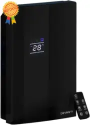 2L Dehumidifier & Air Purifier, LCD Display, for Home Bedroom Bathroom Kitchen