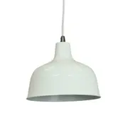 Danica Classic Dome Metal Cord Drop Pendant Light Lamp - White.