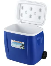 [Glacio] Camping Portable Ice Cooler Box With Wheels 38L in Blue