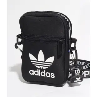 [現貨] adidas Originals Festival Bag 證件包 小包 肩包 黑 白 三葉草 旅行 隨身行李