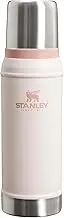 Stanley Classic Legendary Thermos Flask 0.75L - Keeps Hot or Cold for 20 Hours - BPA-Free Thermal Flask - Stainless Steel Leakproof Coffee Flask - Flask for Hot Drink - Dishwasher Safe - Rose Quartz