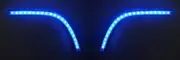 # 2x Unique Blue LED DRL Indicators Day Lights 24V Lamps for Truck Mercedes Axor