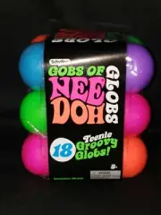 Schylling Nee-Doh Stress Ball - Assorted Colors ( 18 pack) Gobs of Globs New