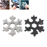 18 in 1 Snowflake Shape Multifunction Hex Wrenches Opener Screwdrivers Fix Tool
