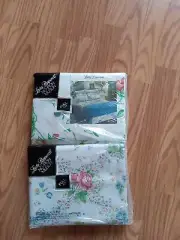 NWT Lady Pepperell Full Flat Sheets Style Stephanie Cathay 81x96 in